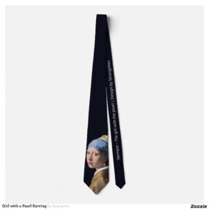 Girl with a Pearl Earring Neck Tie