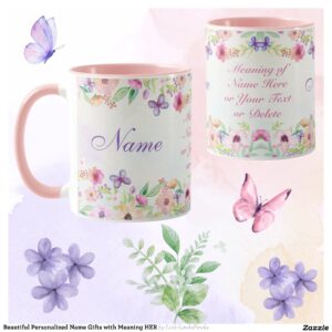 Beautiful Personalized Name Gifts with Meaning HER Mug