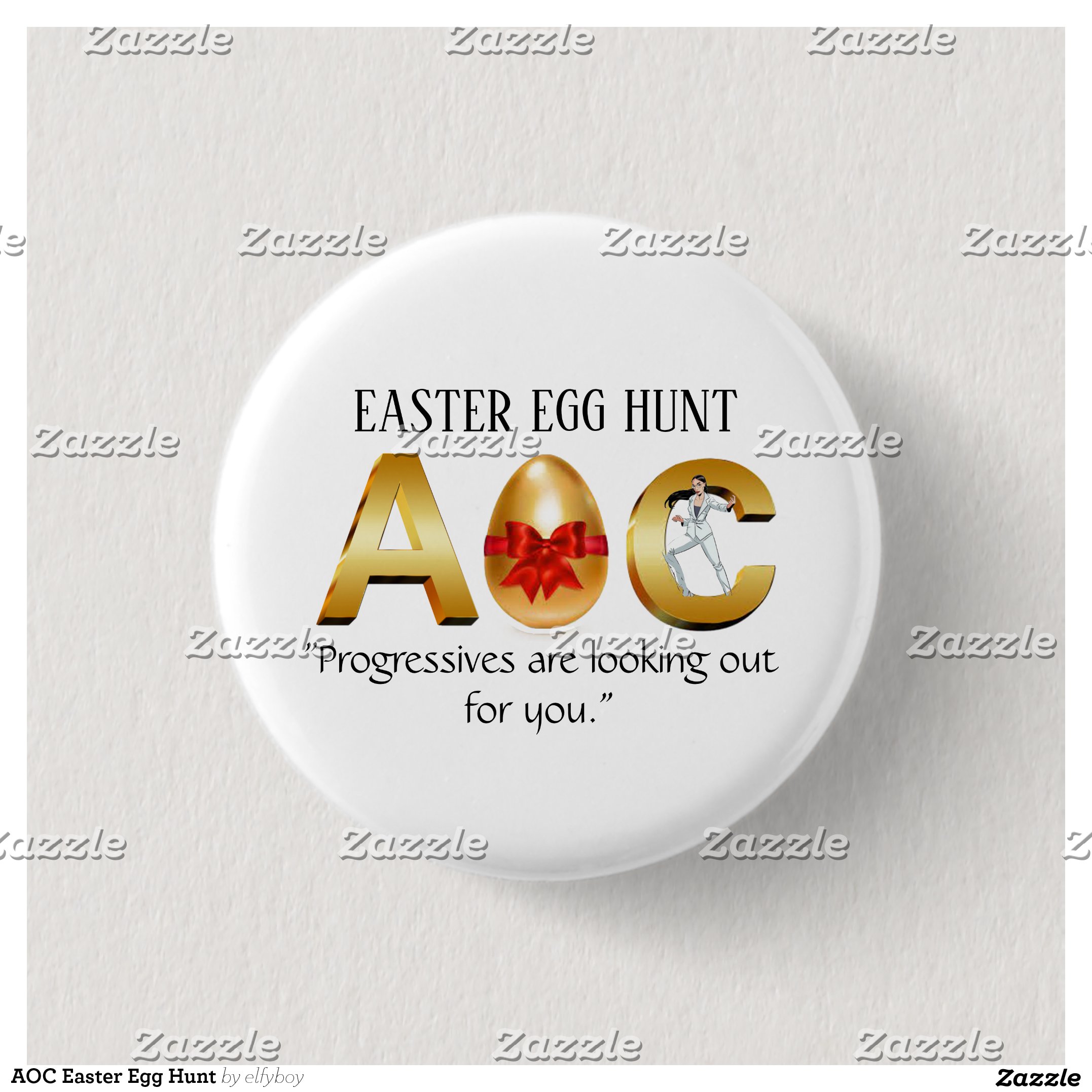 AOC Easter Egg Hunt Button