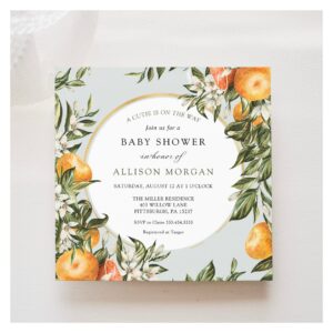 Little Cutie Baby Shower Invitation