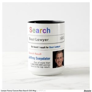 Lawyer Funny Custom Best Search Gift Mug