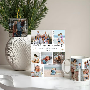 Year Full of Memories Photo Collage & Highlights Holiday Card