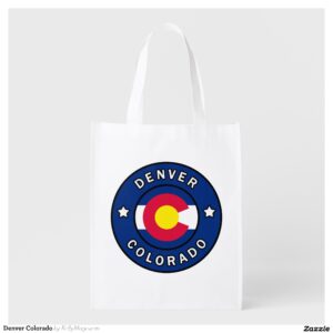 Denver Colorado Grocery Bag
