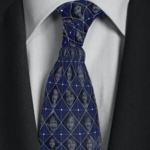 Custom Family 16-Photo Pattern Neck Tie