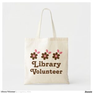 Library Volunteer Tote Bag