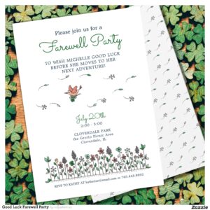 Good Luck Farewell Party Invitation