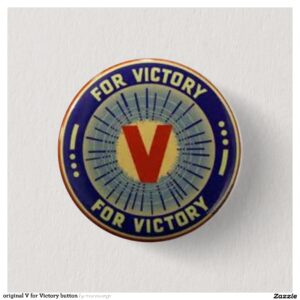original V for Victory button