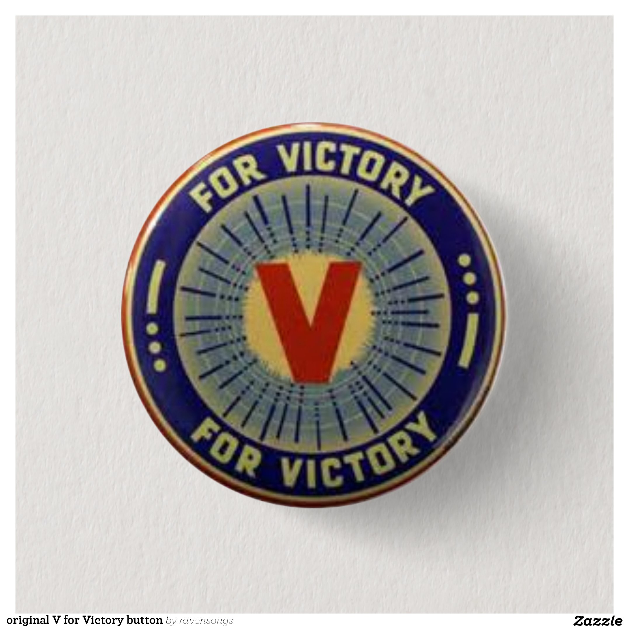 original V for Victory button