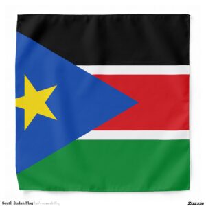 South Sudan Flag Bandana