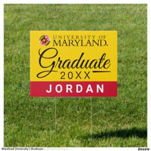 Maryland University Graduate Sign