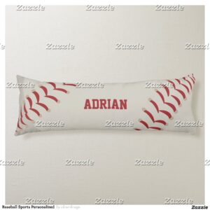 Baseball Sports Personalized Body Pillow