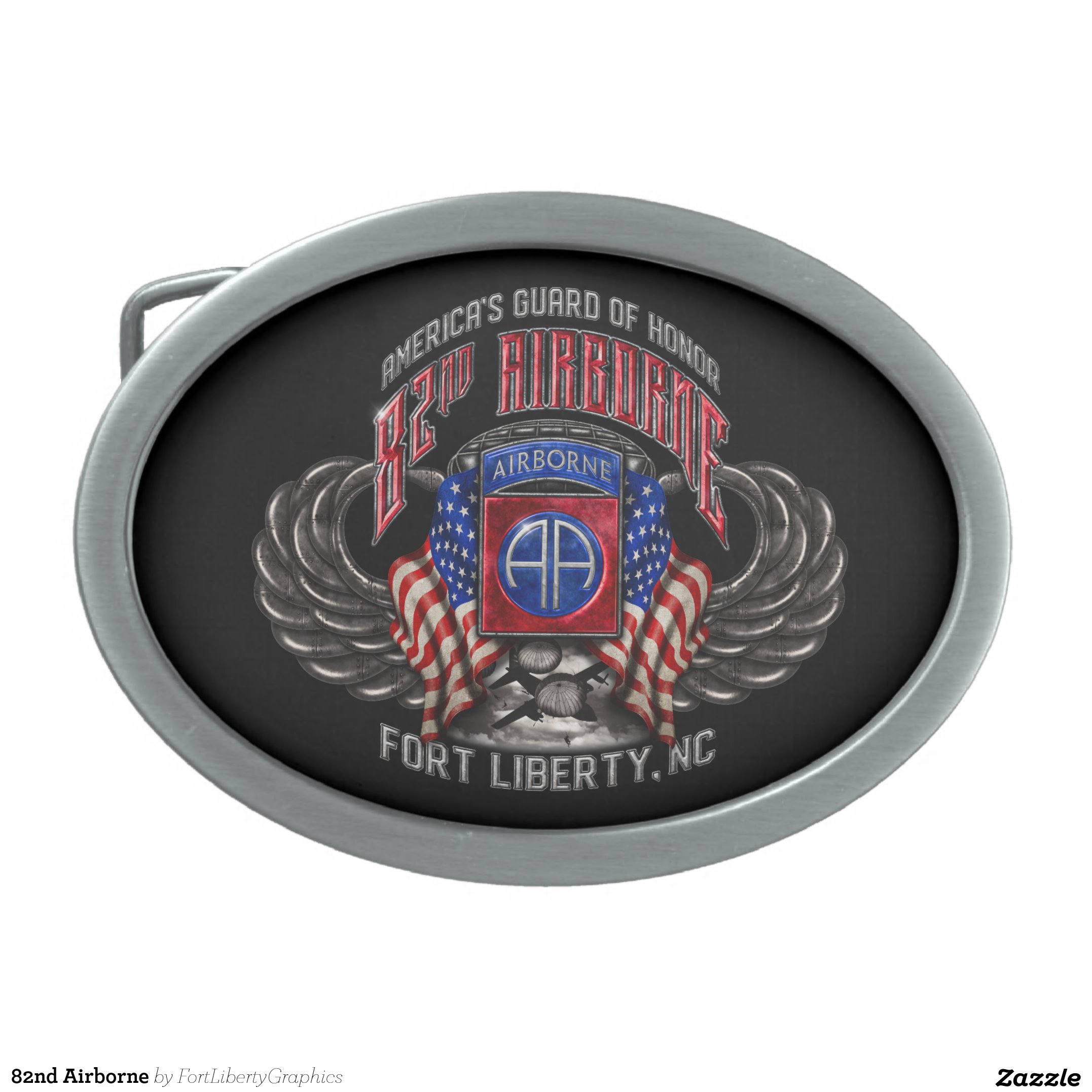 82nd Airborne Belt Buckle