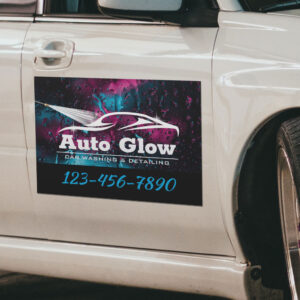 Mobile Car Wash Auto Detailing Automotive Cleaning Car Magnet