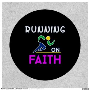 Running on Faith Christian Runner Patch
