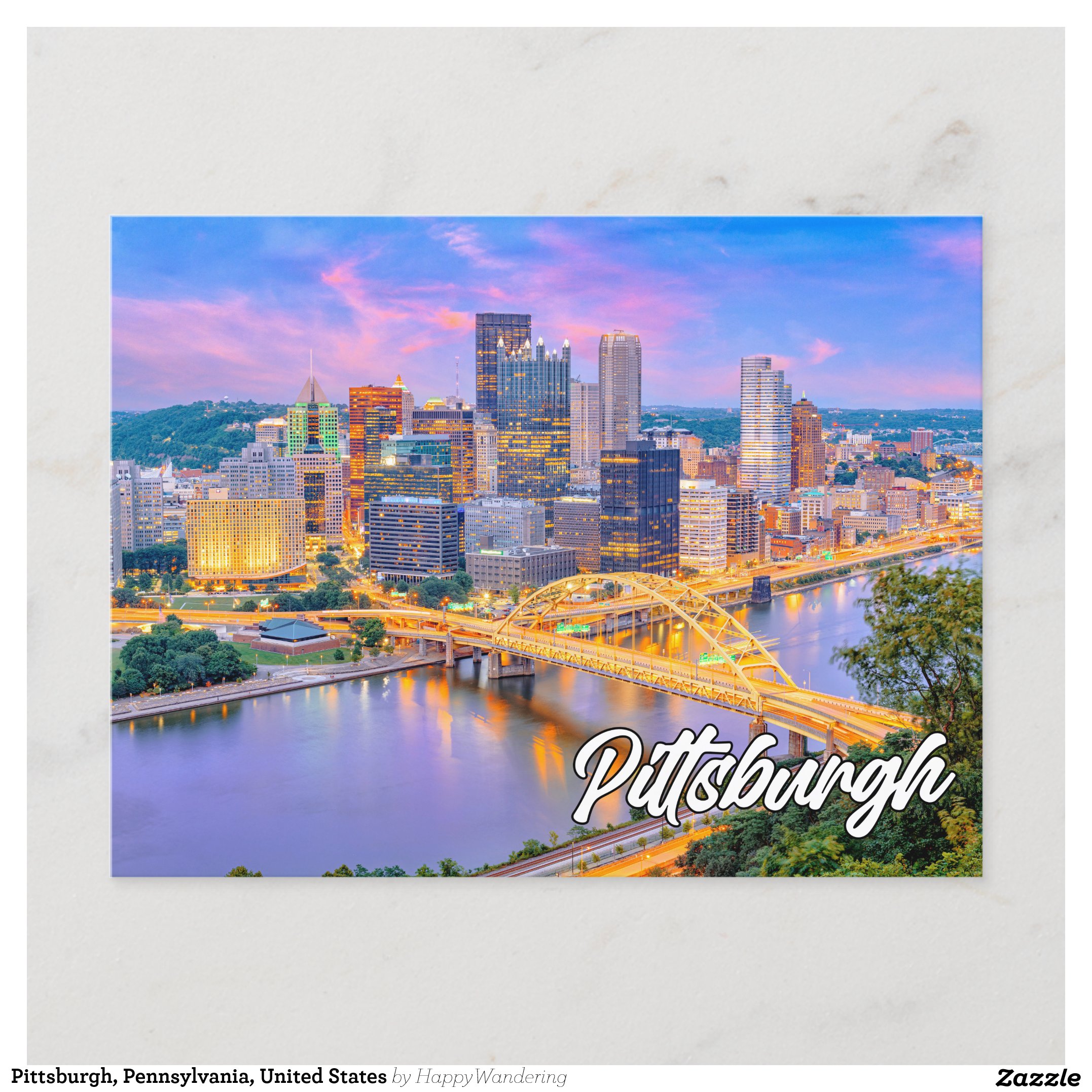 Pittsburgh, Pennsylvania, United States Postcard
