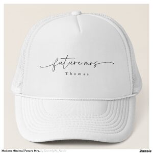 Modern Minimal Future Mrs. Trucker Hat