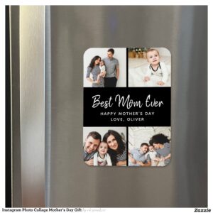 Instagram Photo Collage Mother's Day Gift Magnet