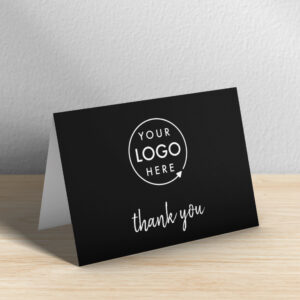 Business Logo Corporate Company Professional Thank You Card