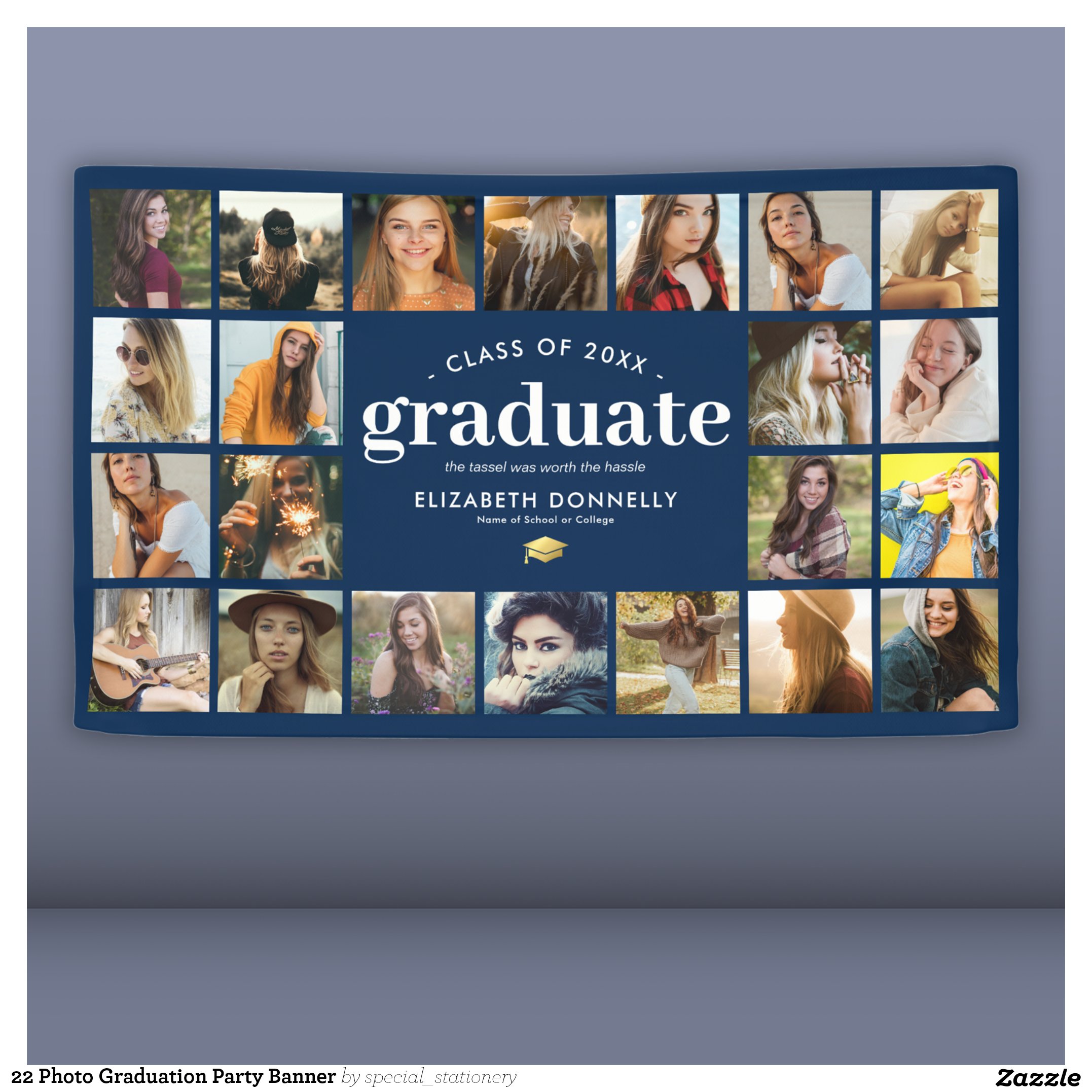 22 Photo Graduation Party Banner