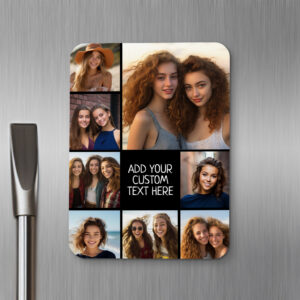 Create a Custom Photo Collage with 8 Photos Magnet