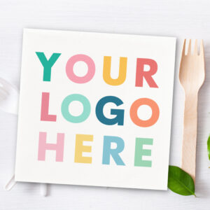 Custom Business Logo Company Party Event Supplies Napkins