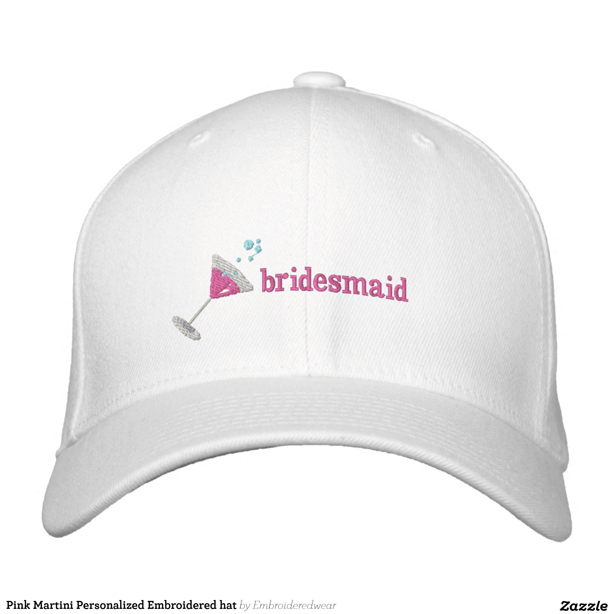 Pink Martini Personalized Embroidered hat