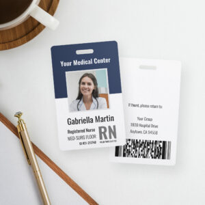 Personalized Medical Employee Photo ID Badge