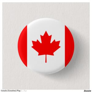 Canada (Canadian) Flag Button