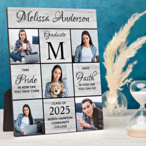 Graduate Personalized Photo Collage Keepsake Plaqu Plaque