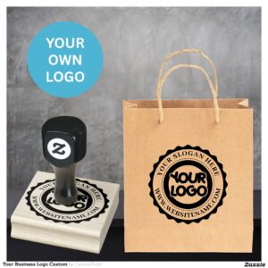 Your Business Logo Custom Rubber Stamp