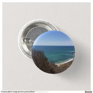 Custom photo image picture personalized button