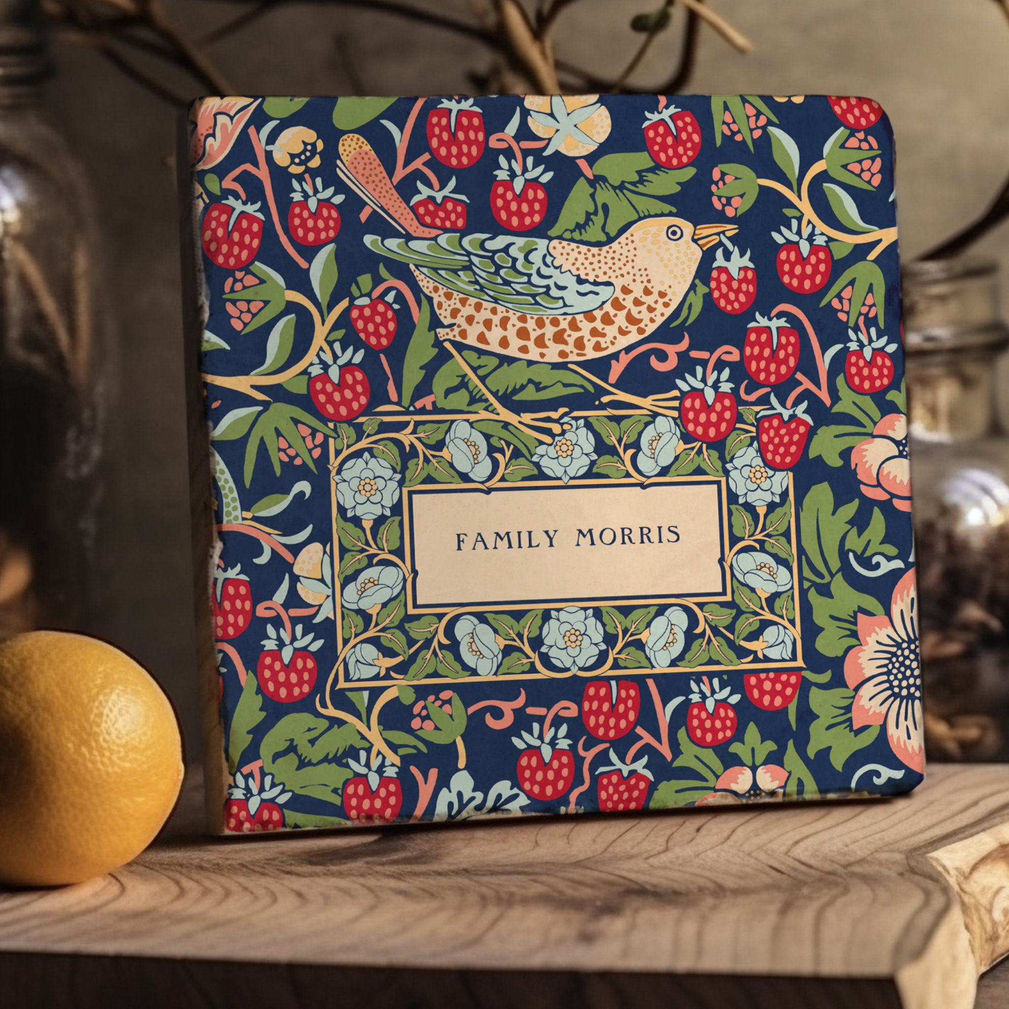 William Morris Strawberry Thief Trivet