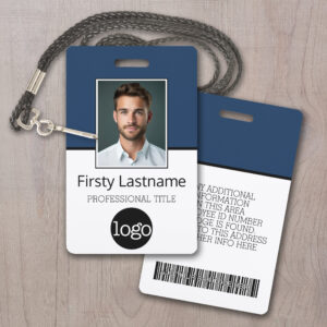 Custom Employee - Photo, Bar Code, Logo, Name Badge