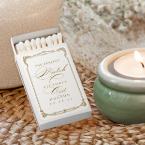 The Perfect Match Gold Vintage Classic Script