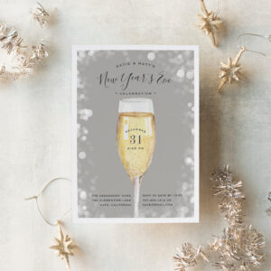 Fizzy Pop New Year's Eve Party Invitation