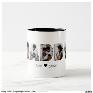 Daddy Photo Collage Mug for Father's day
