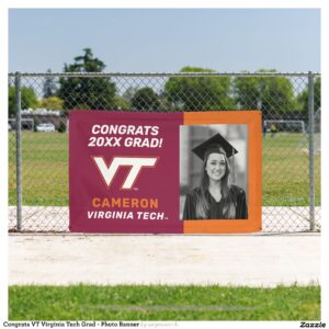 Congrats VT Virginia Tech Grad - Photo Banner