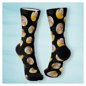 4 Photo Collage Template Make Your Own Fun Socks