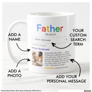 Funny Best Father Ever Search Results With Photo Coffee Mug