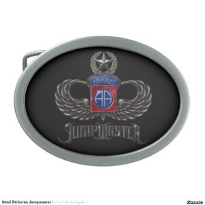 82nd Airborne Jumpmaster Belt Buckle