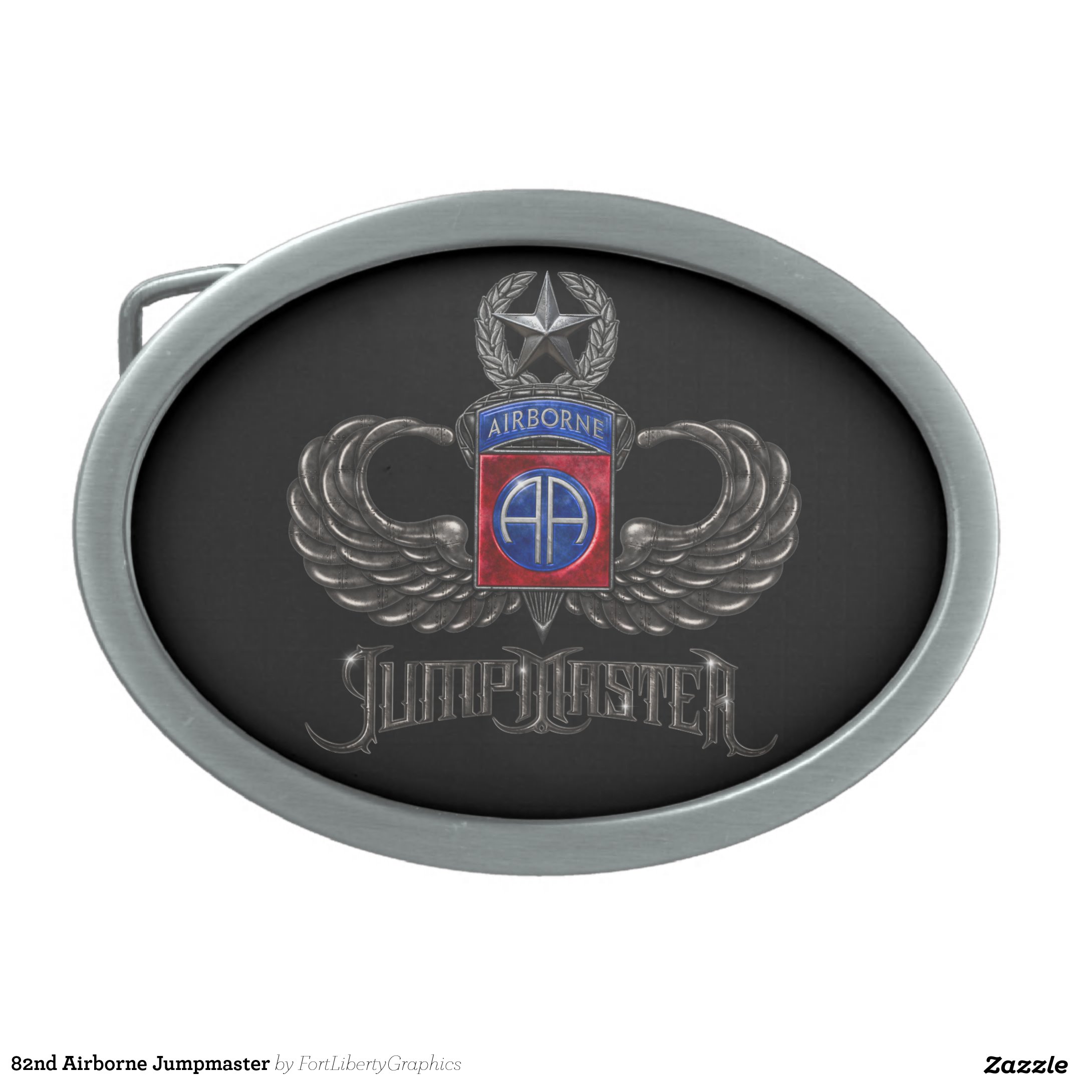 82nd Airborne Jumpmaster Belt Buckle