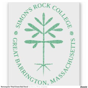 Rectangular Vinyl Green Seal Decal