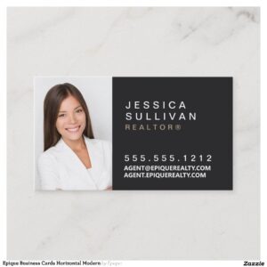 Epique Business Cards Horizontal Modern