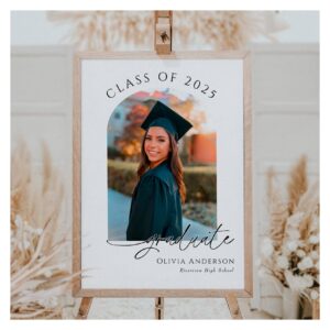 Graduate Welcome Sign with Photo