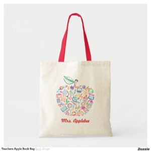 Teachers Apple Book Bag