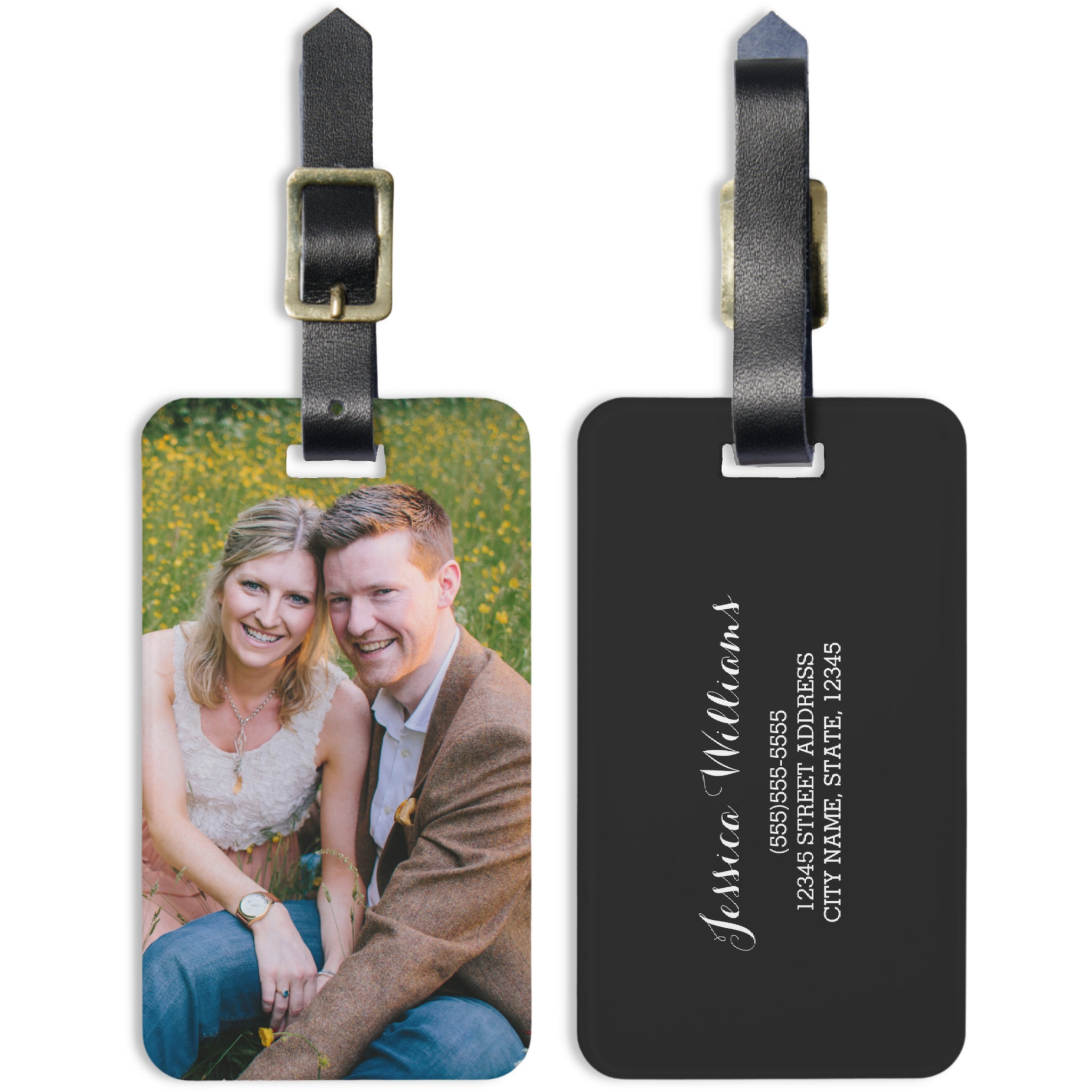 Custom Photo Luggage Tag
