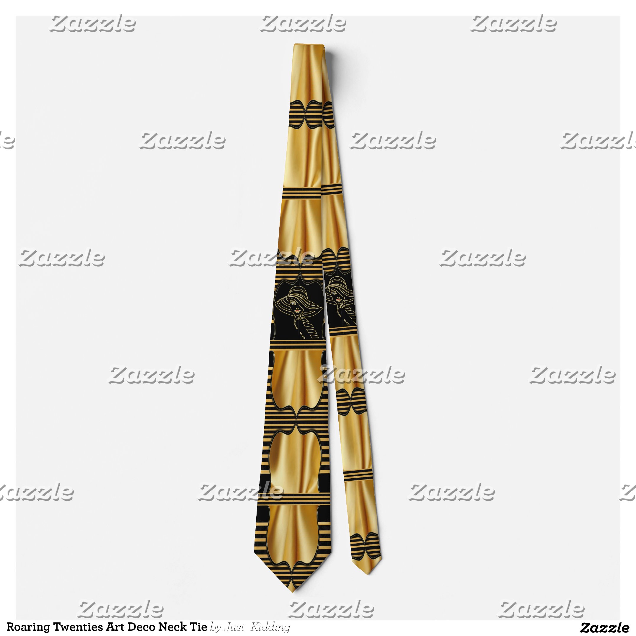 Roaring Twenties Art Deco Neck Tie