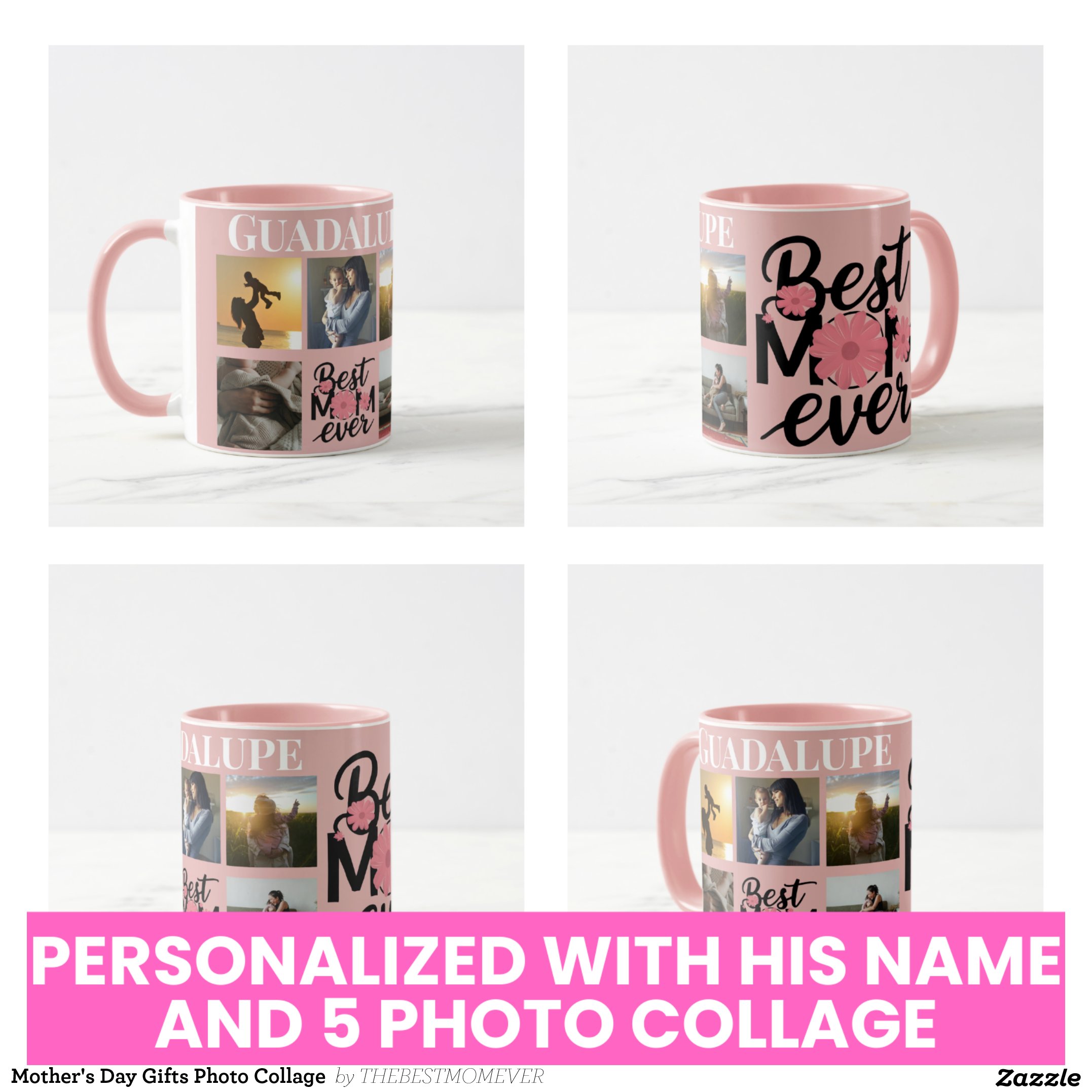 Mother's Day Gifts Photo Collage Mug