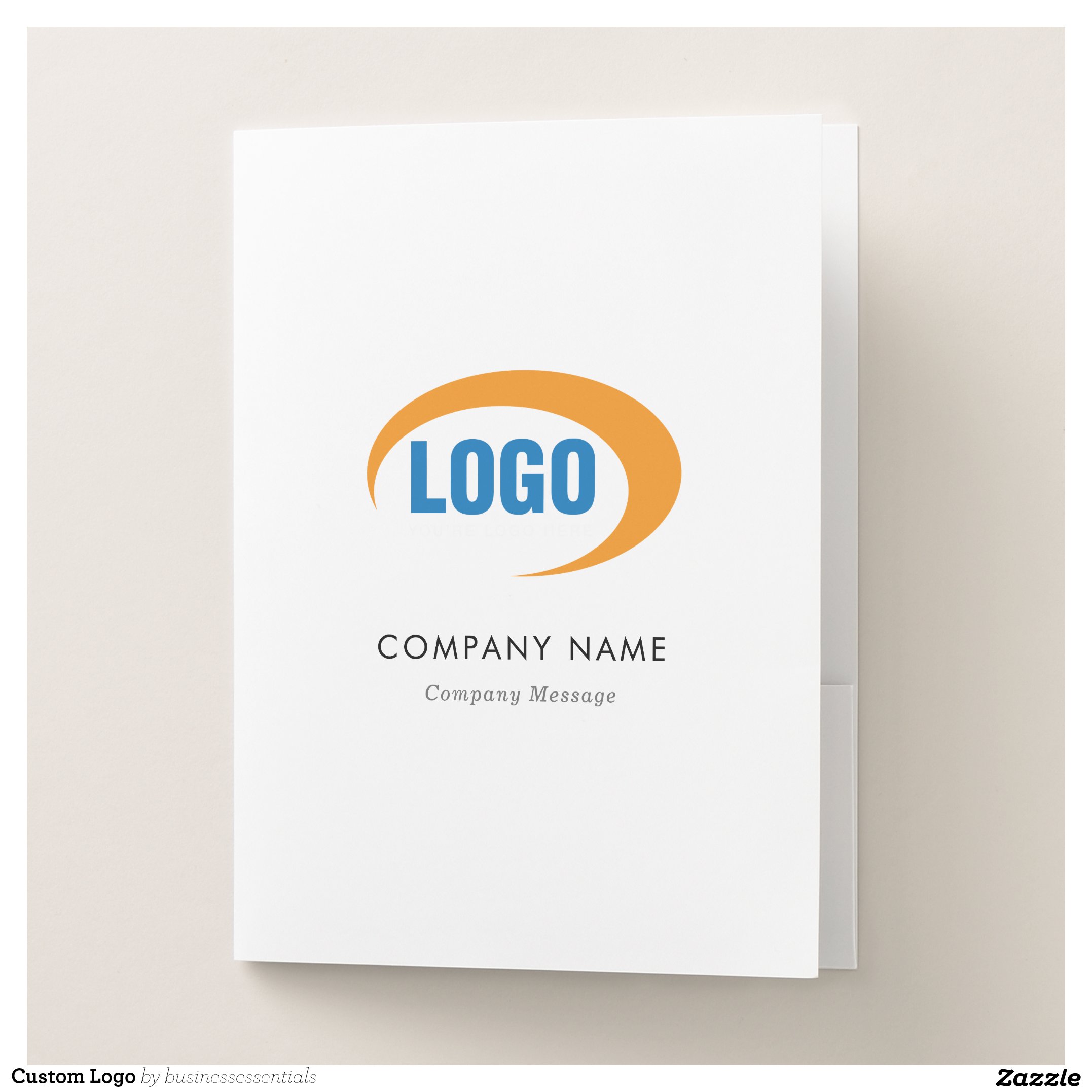 Custom Logo Pocket Folder