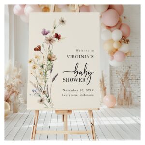 Boho Welcome Baby Shower Foam Board